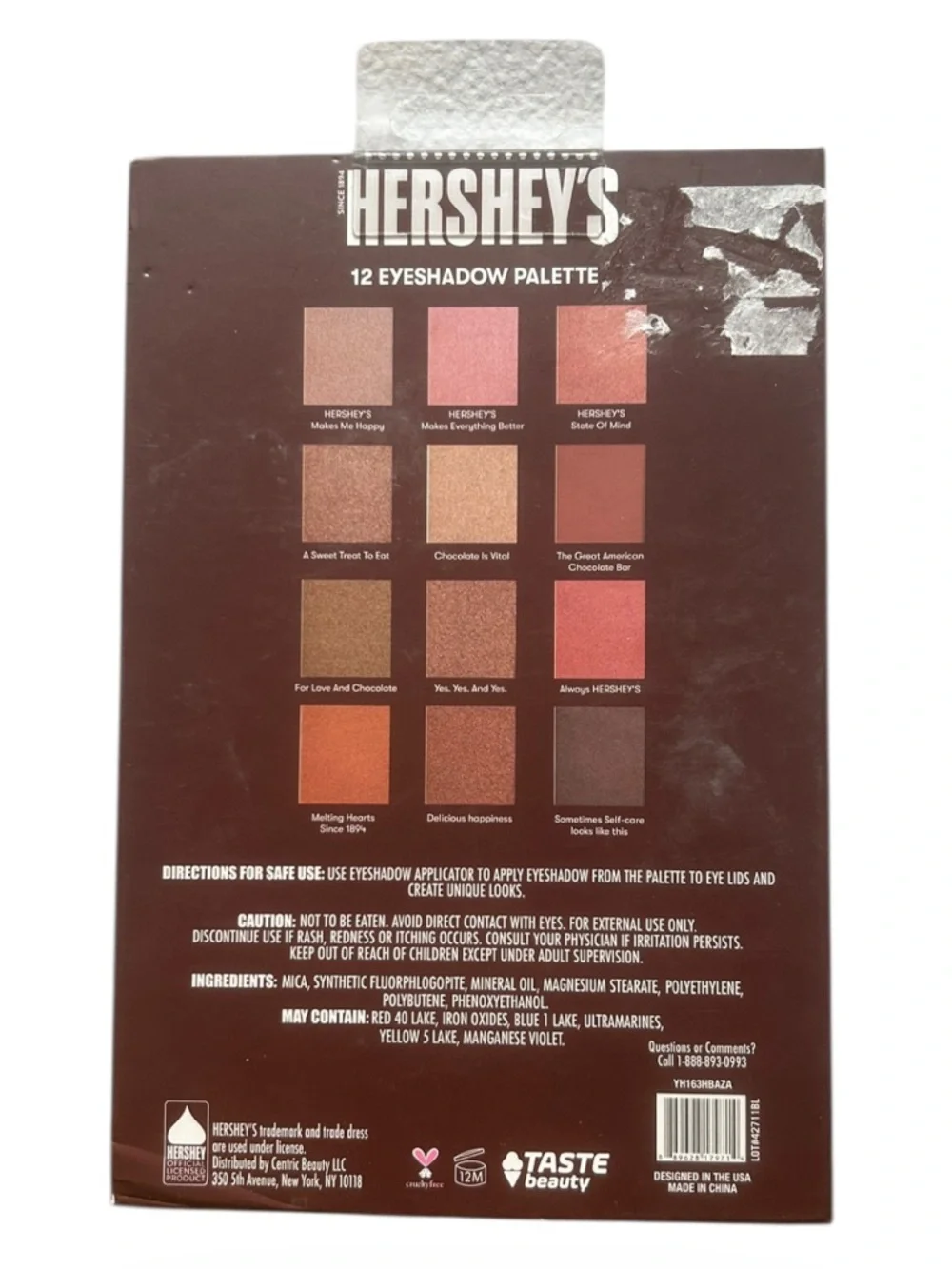 Hershey’s Chocolate Milk Chocolate 12 Shade Eyeshadow Pallet